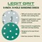 Legit Grit 5 inch Sand paper Disc, 9-Hole, 320 Grit, 150PK LG5-9320-150 - alternate 2